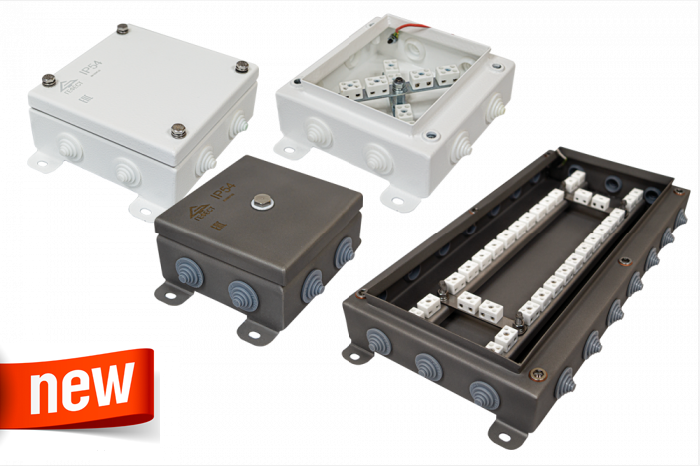 "Gefest" Enterprise group has started to manufacture fireproof junction boxes with protection rate IP54.
