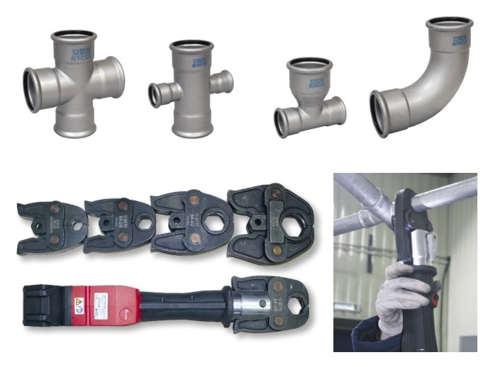 ANYTOP press fittings. New technology for connecting pipelines for AUPT