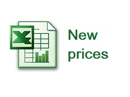 New prices from the 1-st of January