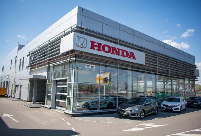 Automobile sales centre "Honda", St. Petersburg