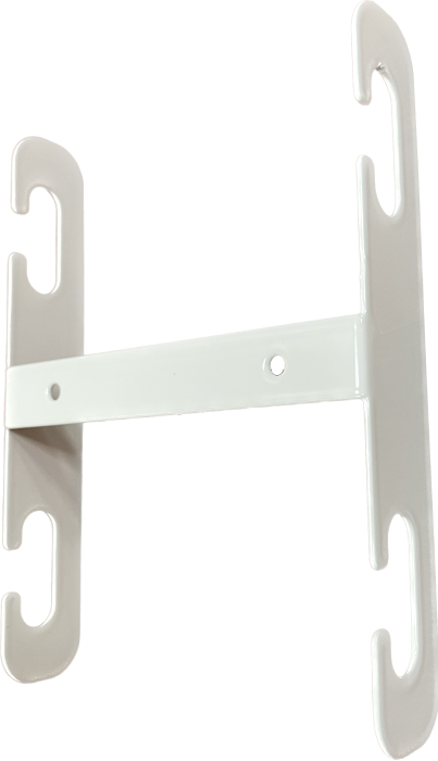 Heat detector connection bracket with polymer coating