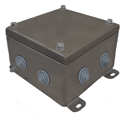 Electrical junction box IP55 from stainless steel