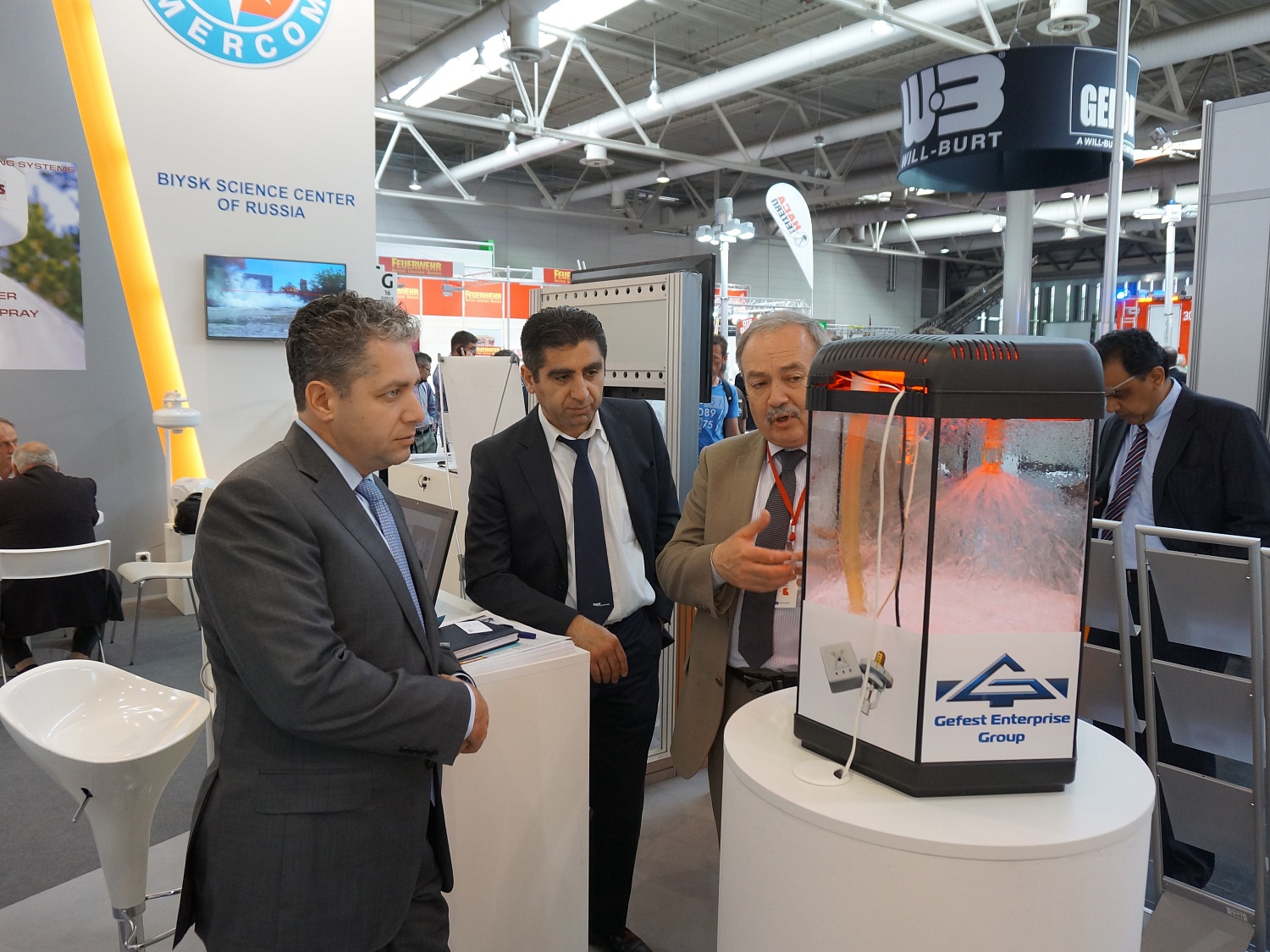 Official opening ceremony of the International exhibition Interschutz-2015