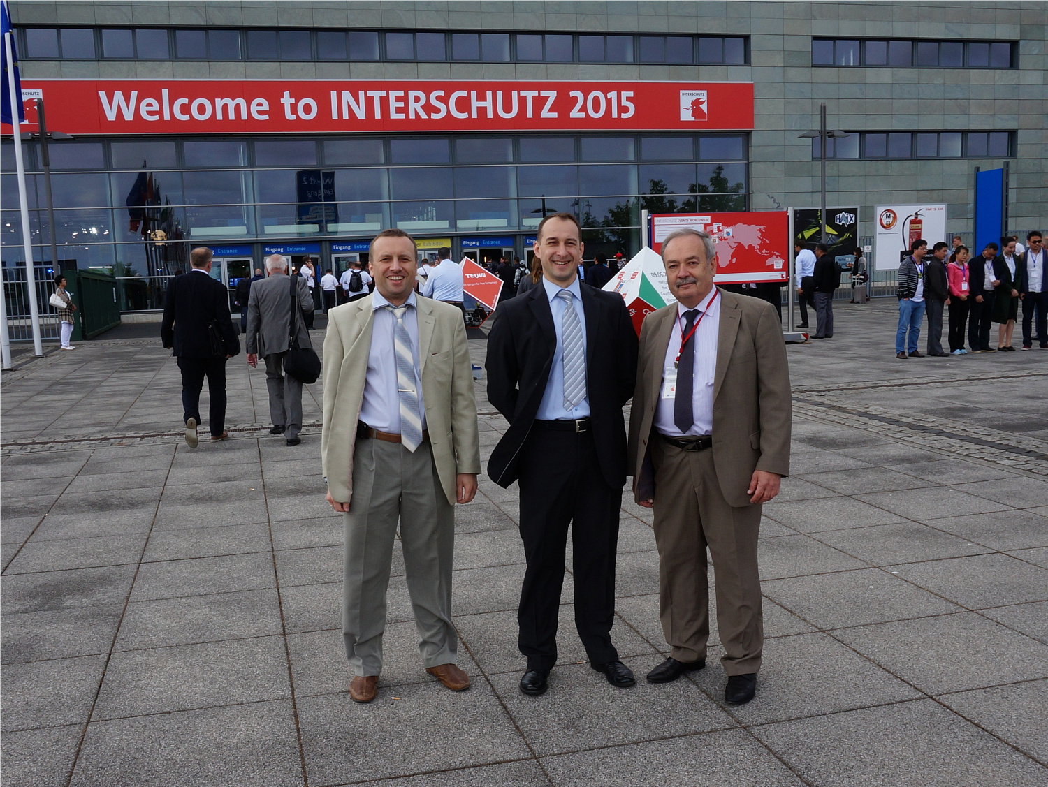 Official opening ceremony of the International exhibition Interschutz-2015